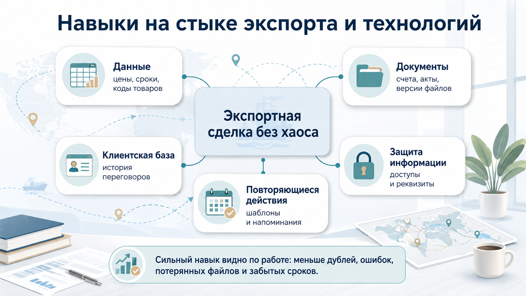 Какие навыки нужны на стыке экспорта и технологий