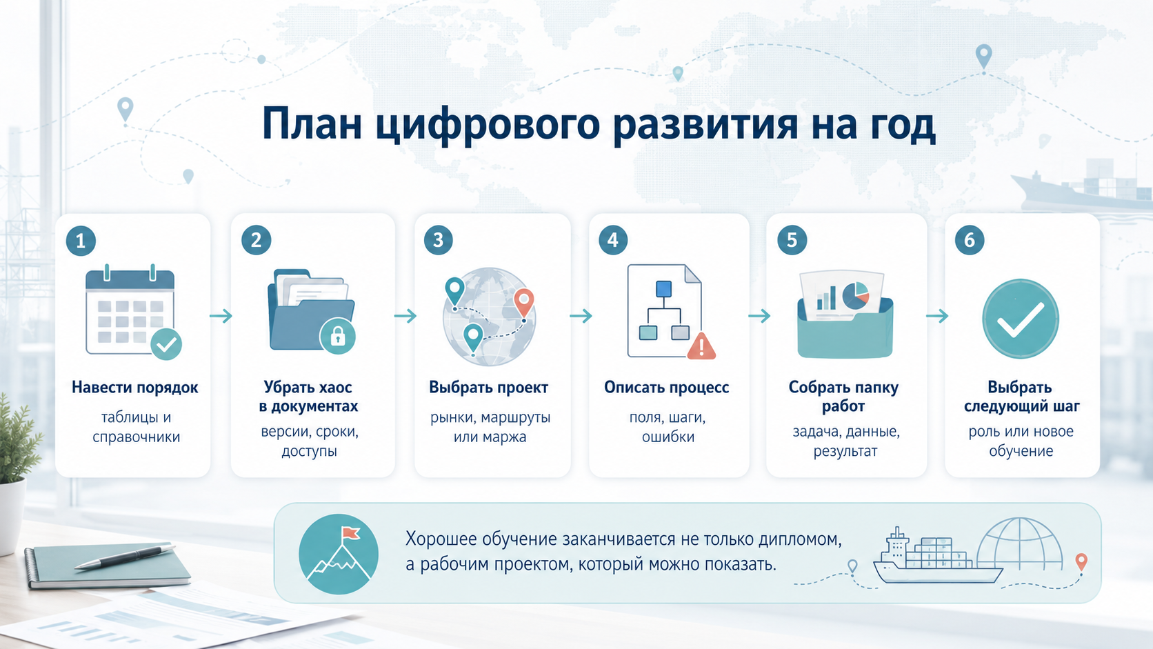 Как собрать план на год
